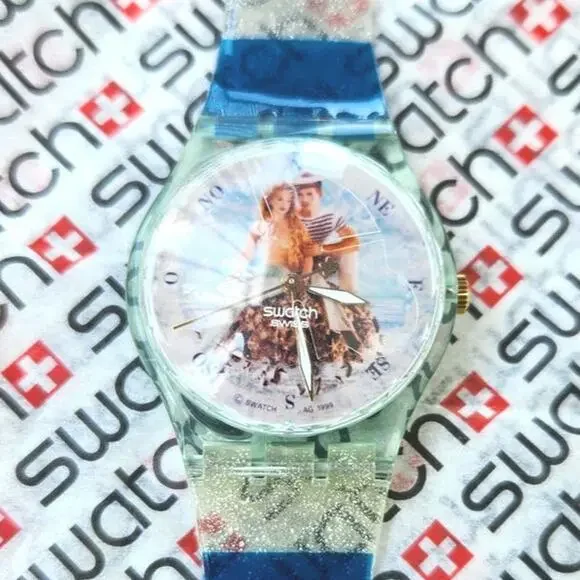 Swatch watch 	La Sirene Et Le Marin GZ161 99 Specials Design by Pierre Et Gillis - Picture 5 of 8